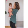 Tunika na dojčenie tehotenská tunika Mommy 7/8 rukáv Ocean Green Tunika na dojčenie tehotenská tunika Mommy 7/8 rukáv Ocean Green