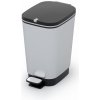 Chic bin STEEL S KIS 21294KS Odpadkový kôš 6 l, nerez vzhľad