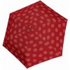 Červený mechanický skladací dámsky dáždnik so vzorom Brynn Červený mechanický skladací dámsky dáždnik so vzorom Brynn