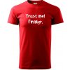 Trust me I´m Mgr. / Ver mi som Magister. - Klasické pánske tričko vyššej gramáže - M ( Červená ) Trust me I´m Mgr. / Ver mi som Magister. - Klasické pánske tričko vyššej gramáže - M ( Červená )