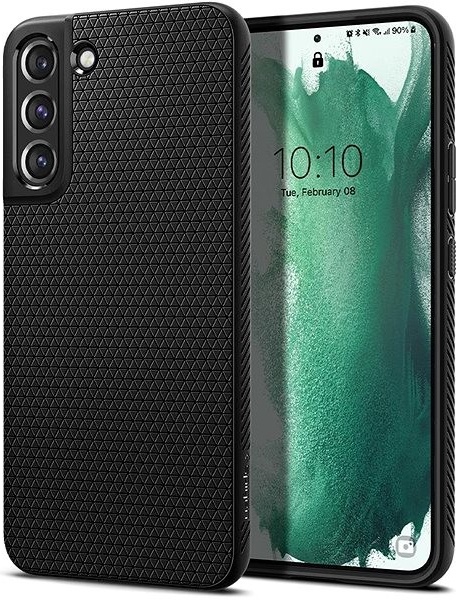 Púzdro Spigen Liquid Air Matte Samsung Galaxy S22 5G čierne