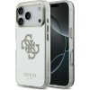 Guess PC/TPU Mirror 4G Glitter Logo MagSafe zadný kryt pre iPhone 17 Pro Max Gold