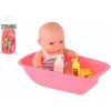 Teddies Miminko plast 18cm s doplňky ve vaničce Teddies Miminko plast 18cm s doplňky ve vaničce