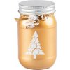 Emocio zlatá vonná sviečka v skle s plechovým viečkom 70x120 mm Spiced Orange and Clove, potlač stromček Emocio zlatá vonná sviečka v skle s plechovým viečkom 70x120 mm Spiced Orange and Clove, potlač stromček