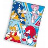 Carbotex Sonic the Hedgehog detská Deka