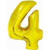 Balón Smart, Číslo 4, zlatý, 76 cm Balón Smart, Číslo 4, zlatý, 76 cm