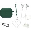 VSETKONAMOBIL 134386 VSETKONAMOBIL 6in1 Sada pre ochranu slúchadiel Apple AirPods Pro 3 tmavozelená VSETKONAMOBIL 134386 VSETKONAMOBIL 6in1 Sada pre ochranu slúchadiel Apple AirPods Pro 3 tmavozelená