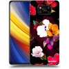 Picasee silikónový čierny obal pre Xiaomi Poco X3 Pro - Flowers and Berries Picasee silikónový čierny obal pre Xiaomi Poco X3 Pro - Flowers and Berries