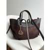 Tmavohnedá kabelka Laura Biaggi DX-F326-choco Tmavohnedá kabelka Laura Biaggi DX-F326-choco