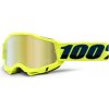 MX Okuliare 100% ACCURI 2 Yellow - Mirror Gold lens MX Okuliare 100% ACCURI 2 Yellow - Mirror Gold lens