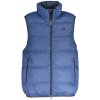La Martina kvalitná pánska zimná vesta modrá