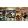Foto obraz akrylové sklo Manhattan New York 100x50 cm Foto obraz akrylové sklo Manhattan New York 100x50 cm