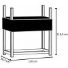 ShelterLogic stojan na drevo vrátane krytu 36 x 120 x 119 cm, SL90380 ShelterLogic stojan na drevo vrátane krytu 36 x 120 x 119 cm, SL90380