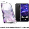 Luxria Double Glass Magnetic - Strieborné presklené magnetické púzdro pre Huawei pre Huawei: Mate 20 Lite Luxria Double Glass Magnetic - Strieborné presklené magnetické púzdro pre Huawei pre Huawei: Mate 20 Lite