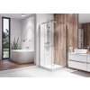 Aquatek HOLIDAY A4 90 Chróm Sprchová zástena štvorcová 90 × 90 cm