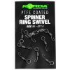 Korda Obratlík PTFE Spinner Ring Swivel veľ.11 8 ks