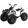 Joko Elektrická štvorkolka ATV 2x45W, Kožené sedadlo, Penové Odpružené kolesá, rádio, USB, biela Joko Elektrická štvorkolka ATV 2x45W, Kožené sedadlo, Penové Odpružené kolesá, rádio, USB, biela