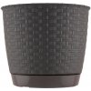 Prosperplast Ratolla Round Umbra kvetináč 190 x 165 mm Prosperplast Ratolla Round Umbra kvetináč 190 x 165 mm