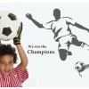 Samolepky na stenu - Futbalista 100x120 cm Samolepky na stenu - Futbalista 100x120 cm