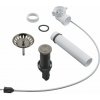 Grohe Dřezová odtoková souprava, kartáčovaný Hard Graphite 40986AL0