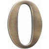Cobra Číslica 0 - 5 cm, česaný bronz Cobra Číslica 0 - 5 cm, česaný bronz