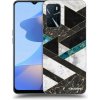 Picasee silikónový čierny obal pre OPPO A16 - Dark geometry Picasee silikónový čierny obal pre OPPO A16 - Dark geometry