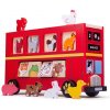Bigjigs Toys Drevený autobus so zvieratkami Bigjigs Toys Drevený autobus so zvieratkami