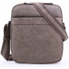 Hexagona pánská koženková taška přes rameno 784629 taupe světle šedozelená Hexagona pánská koženková taška přes rameno 784629 taupe světle šedozelená