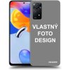 Púzdro Picasee silikónové Xiaomi Redmi Note 11 Pro - Vlastný design/motiv čiré