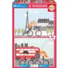 Educa Paris&London Apanona Children's Villages 2 x 48 dielov