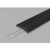 STRONG StrongLumio krycia lišta F k LED profilom 14 naklápavacia čierná 2000mm STRONG StrongLumio krycia lišta F k LED profilom 14 naklápavacia čierná 2000mm