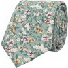 Bubibubi Šalviovo zelená, svadobná kravata Sage Garden s kvietkami Bubibubi Šalviovo zelená, svadobná kravata Sage Garden s kvietkami