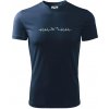 EKG Moto tričko športové tmavomodrá