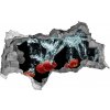 Nálepka 3D diera Jahody pod vodou 95x73 cm Nálepka 3D diera Jahody pod vodou 95x73 cm