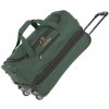 Travelite Basics Wheeled duffle S Dark green taška Travelite Basics Wheeled duffle S Dark green taška