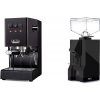 Gaggia New Classic E24 BC, black + Eureka Mignon Silenzio, BL black Gaggia New Classic E24 BC, black + Eureka Mignon Silenzio, BL black