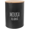 Orion Dóza Hladká mouka BLACK 13 cm 153693 Orion Dóza Hladká mouka BLACK 13 cm 153693