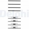 Súprava príslušenstva, obloženie kotúčovej brzdy DELPHI LX0055 LX0055 Súprava príslušenstva, obloženie kotúčovej brzdy DELPHI LX0055 LX0055