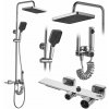 Rea Helix, nástenný sprchový set s termostatickou batériou a bidetovou spŕškou, chrómová, REA-P6620 Rea Helix, nástenný sprchový set s termostatickou batériou a bidetovou spŕškou, chrómová, REA-P6620