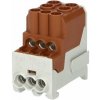 Hora eTec GmbH Rozbočovacia svorka 25mm2 UVB 100 L B hnedá Al/Cu vstup 2x25mm2 výstup 6x10mm2 Hora eTec GmbH Rozbočovacia svorka 25mm2 UVB 100 L B hnedá Al/Cu vstup 2x25mm2 výstup 6x10mm2