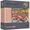 TREFL Wood Craft Origin puzzle Santovi malí pomocníci 1000 dílků TREFL Wood Craft Origin puzzle Santovi malí pomocníci 1000 dílků