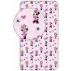 JERRY FABRICS Plachta Minnie Flowers 2 and dots Bavlna, 90/200 cm JERRY FABRICS Plachta Minnie Flowers 2 and dots Bavlna, 90/200 cm