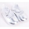 Yoclub dojčenské topánočky strieborné