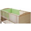 Mantinel do postieľky 4 dielny - Scarlett Oto - 210 x 30 cm - zelená Mantinel do postieľky 4 dielny - Scarlett Oto - 210 x 30 cm - zelená
