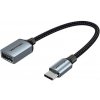 Vention CCWHB USB-C 2.0 samec na USB-A samica OTG, 0,15m, sivý