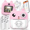 INSTANTNÝ FOTOAPARÁT DIGITÁLNY FOTOAPARÁT PRE DETI DRUKUŚ MINI TLAČIAREŇ + 13 ROLIEK INSTANTNÝ FOTOAPARÁT DIGITÁLNY FOTOAPARÁT PRE DETI DRUKUŚ MINI TLAČIAREŇ + 13 ROLIEK