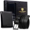 Peterson pánská dárková sada PTN SET N4-NGV-BW BLACK 115