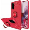 Multifunkčné magnetické púzdro Luxria Ring pre Samsung - Červené Samsung: Galaxy A03s Multifunkčné magnetické púzdro Luxria Ring pre Samsung - Červené Samsung: Galaxy A03s