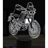 Beling 3D lampa,Ducati desert X, 7 farebná ZZ36 Beling 3D lampa,Ducati desert X, 7 farebná ZZ36