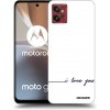 Picasee silikónový čierny obal pre Motorola Moto G32 - Milujem ťa Picasee silikónový čierny obal pre Motorola Moto G32 - Milujem ťa